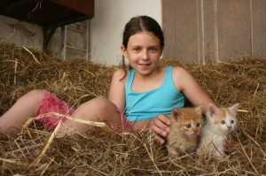 family-farm-maedchen-mit-kaetzchen